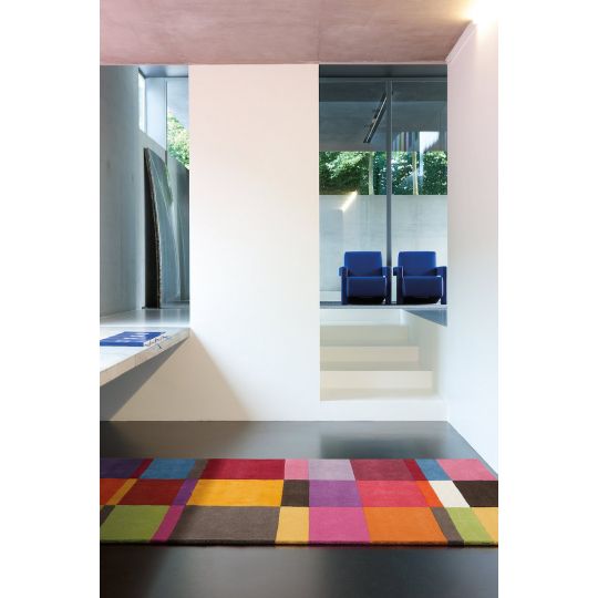 Tapis Haut De Gamme Love Multicolore Par Ligne Pure