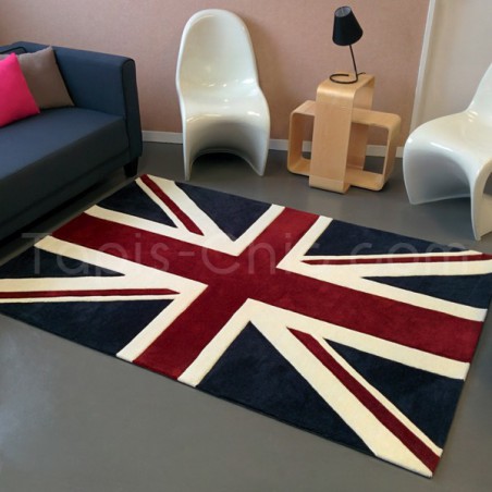 Tapis Drapeau Anglais Union Jack Par Tapis Chic Collection