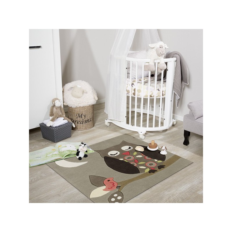 Tapis Enfant Carre Chouette Par Arte Espina