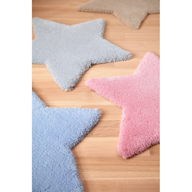 Tapis pour enfant Petite Etoile Rose - Tapis Chic