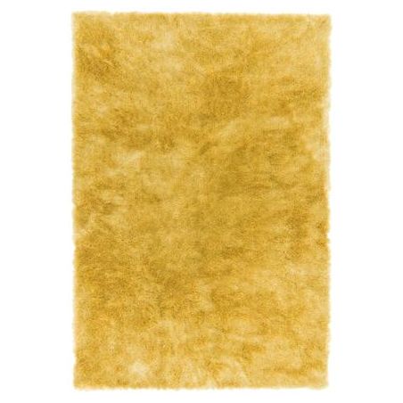 Tapis  de salon shaggy moderne Batignolles jaune