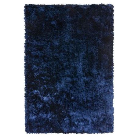 Tapis de salon cocooning bleu foncé par Joseph Lebon