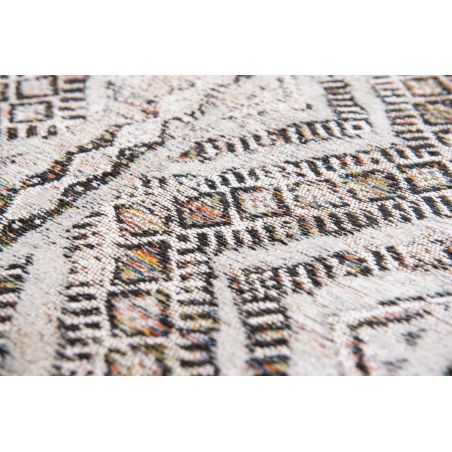 Tapis de salon Kilim Antiquarian Medina Blanc - Tapis Chic