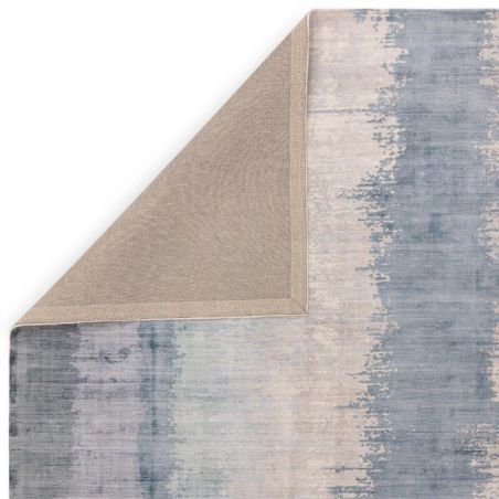 Tapis LINURA bleu collection JADO REL. Tapis de salon moderne en