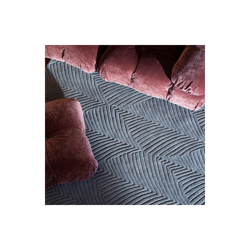 Tapis rond en laine ivoire WW Folia Round Stone par Wedgwood - Inspiration  Luxe