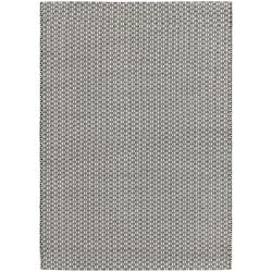 Tapis Scandinave Gris en Viscose tissé main MANIPUR