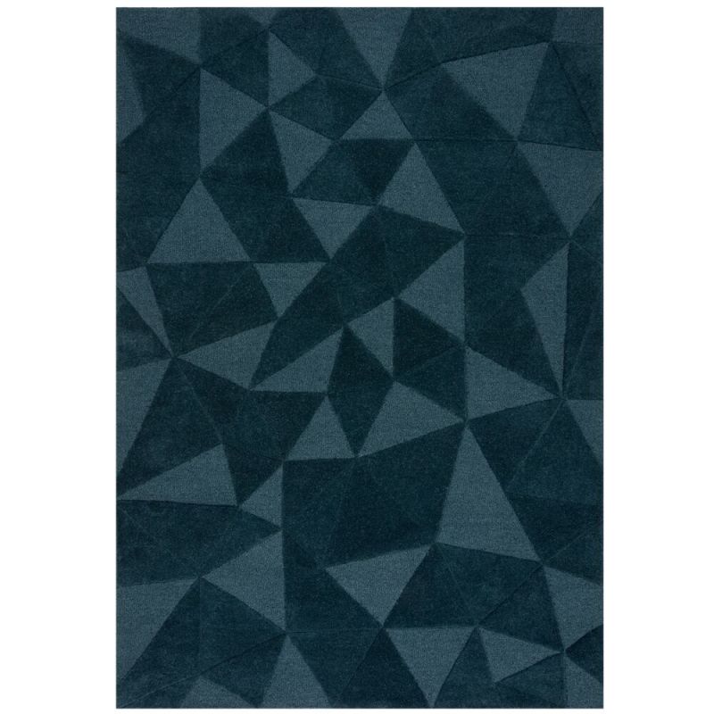 Tapis de salon géométrique moderne tapis de salon multicolore rond