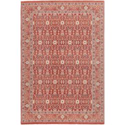 Tapis en laine et coton motif fondu écru, beige, jaune, orange et  terracotta Douala