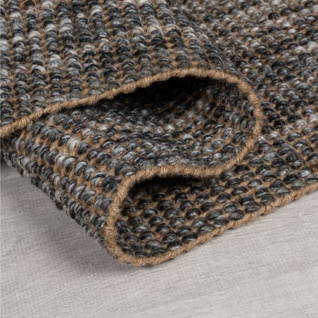 Moquette en laine, jute et sisal - Esprit - Gris