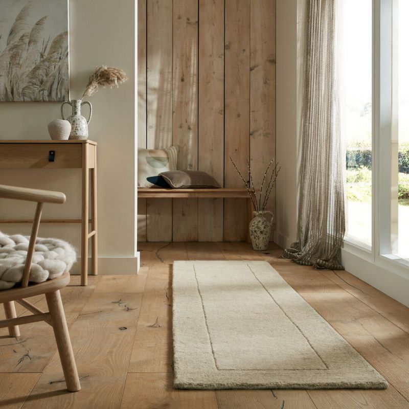 Tapis classique en laine Beige naturel Tuscany