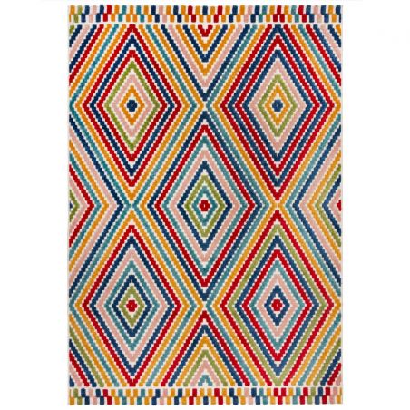 Tapis d'extérieur multicolore Miami Bay Diamond