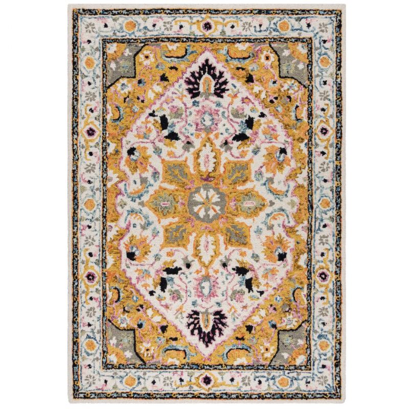 Tapis de salon multicolore Dahlia