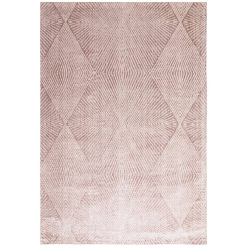 Tapis design viscose haut de gamme BLAIZE Blush Rose