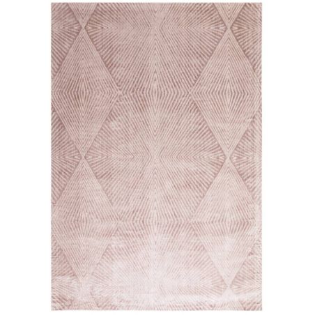 Tapis design viscose haut de gamme BLAIZE Blush Rose