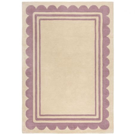 Tapis en laine mauve Lois