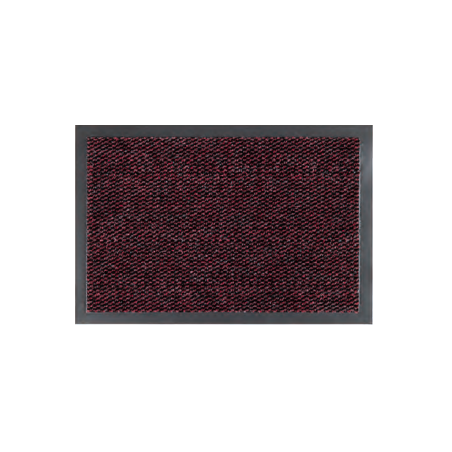 Paillasson bordeau chiné par Tapis Chic Collection