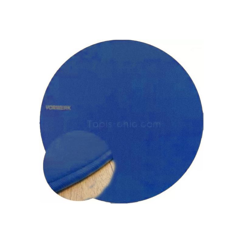 Tapis sur Mesure Rond Bleu gamme Modena