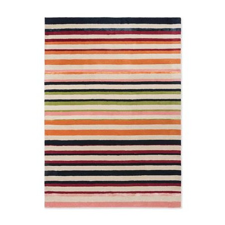 Tapis en laine formes géométriques multicolore Calla Grenade Clémentine