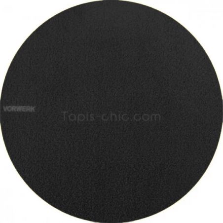 Tapis sur Mesure Rond Noir gamme Safira