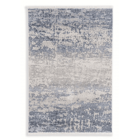 Tapis sur mesure Mystik fondu gris et bleu 300x250 cm (sans frange)