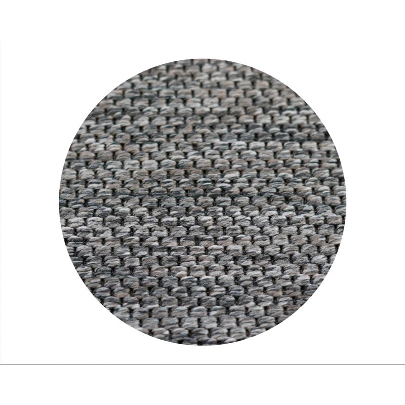 Tapis sur Mesure Rond Gris Camberra