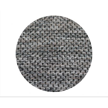 Tapis sur Mesure Rond Gris Camberra