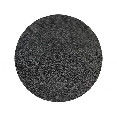 Tapis sur Mesure Rond Noir Brasilia