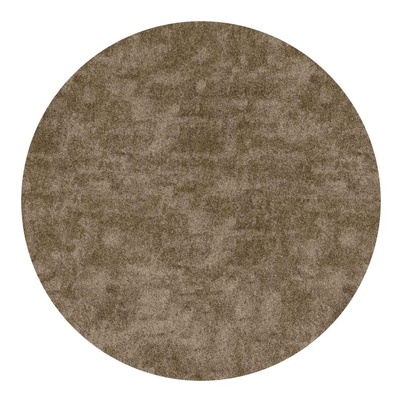 Tapis sur Mesure Rond Taupe Budapeste