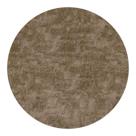 Tapis sur Mesure Rond Taupe Budapeste