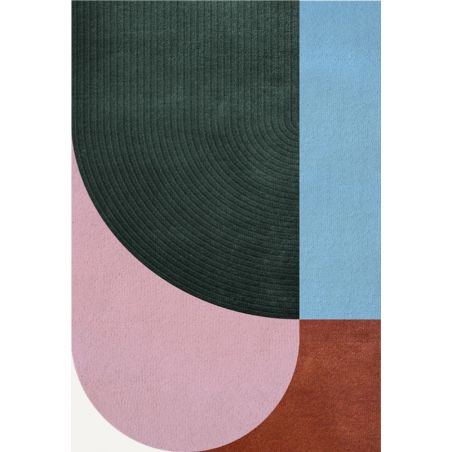 copy of Tapis prestige laine multicolore Follow the Trace