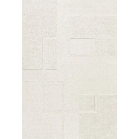 Tapis prestige laine et viscose blanc Swedish Grace