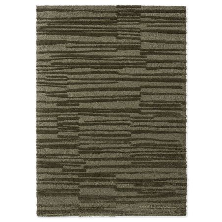 Tapis haut de gamme laine vert olive Twinset Terrain