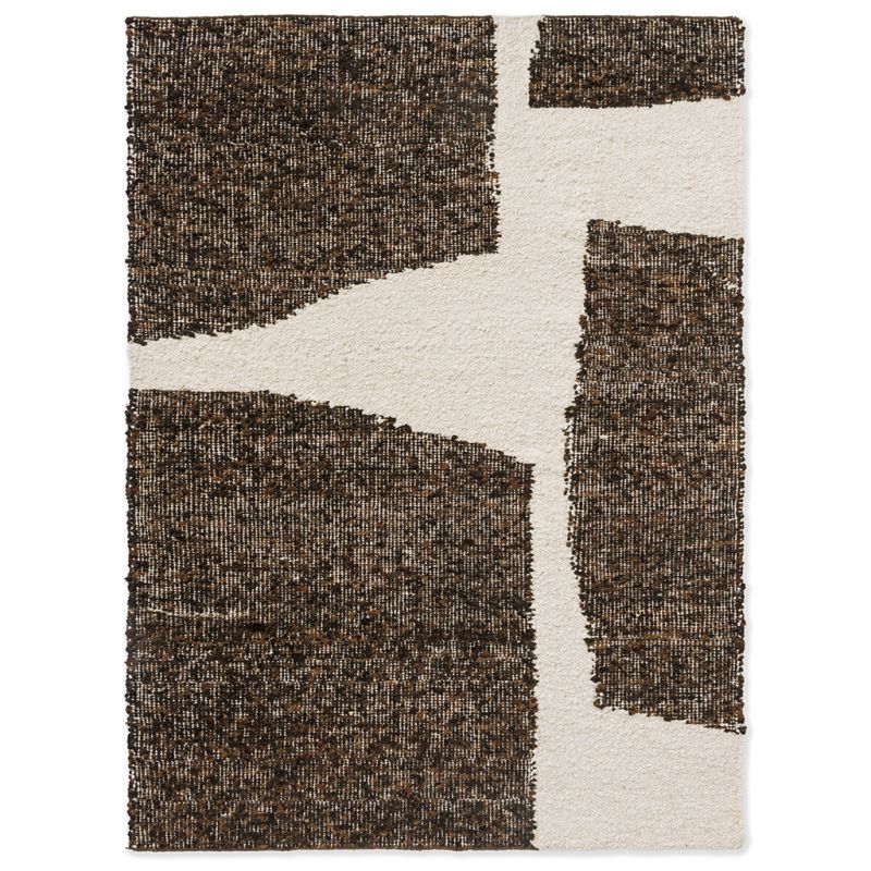 Tapis noir et blanc Craft Fundament