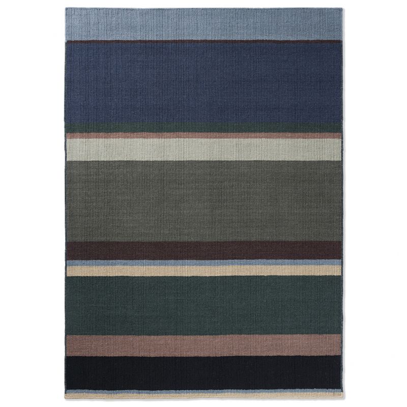 Tapis Pure laine Vert Artisan Stack