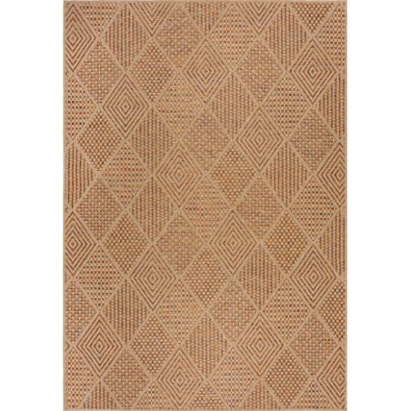 Tapis effet Jute Nora Diamond extérieur