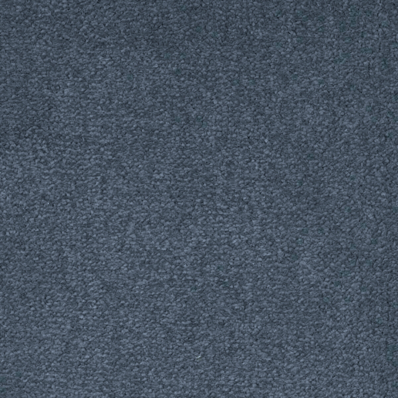 Tapis sur Mesure gris Manila Océan 284x306 cm finition incurvé surjet noir