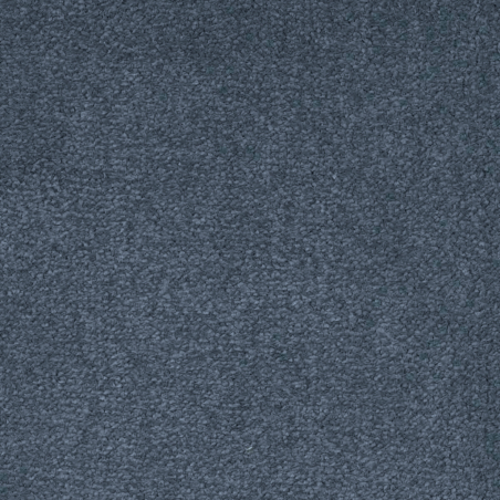 Tapis sur Mesure gris Manila Océan 284x306 cm finition incurvé surjet noir